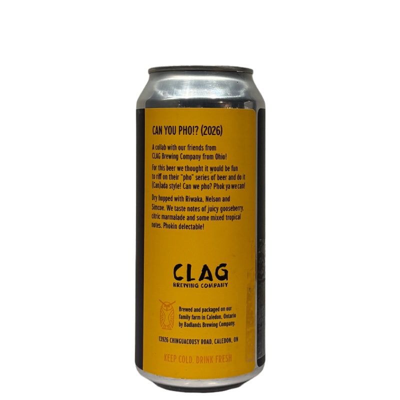 Badlands Brewing × CLAG Brewing - Can You Pho!? 2026