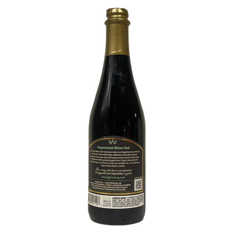 Alesong Brewing- Peppermint Rhino BA. Imp. Milk Stout