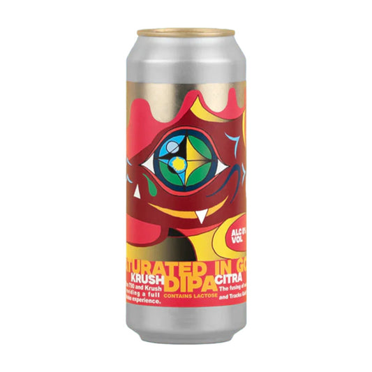 DEYA Brewing Co. x Track Brewing Co. - Staturated in gold - Citra & Krush DIPA