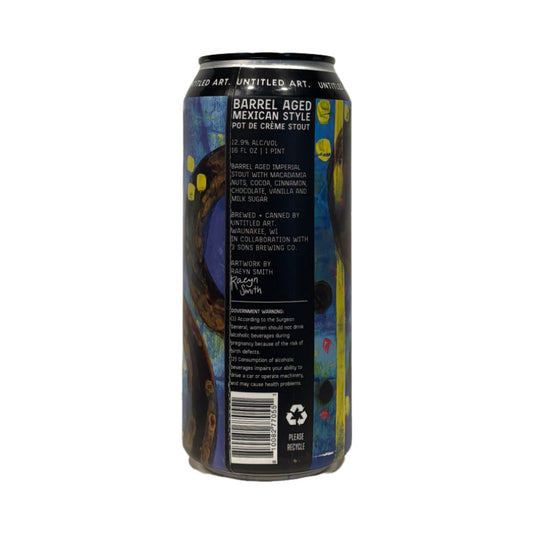 Untitled Art x 3 Sons - Barrel Aged Mexican Style Pot De Creme Stout