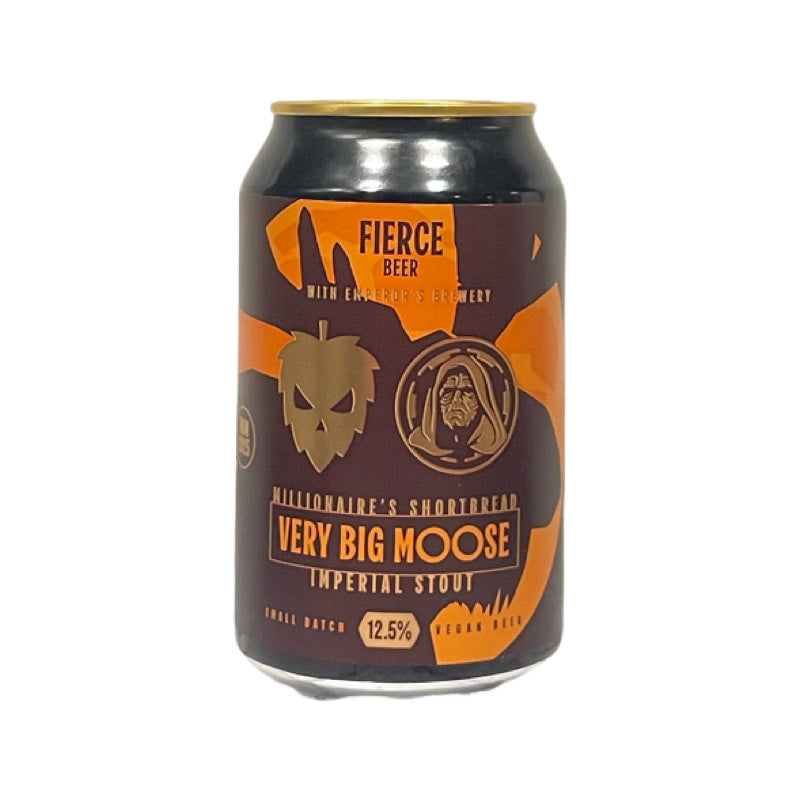 Fierce Beer - 1 Millionaire’s Shortbread  Very Big Moose