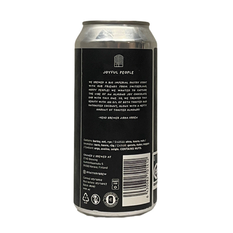 Factory Brewing x Hoppy People - Joyful People Imp. Stout