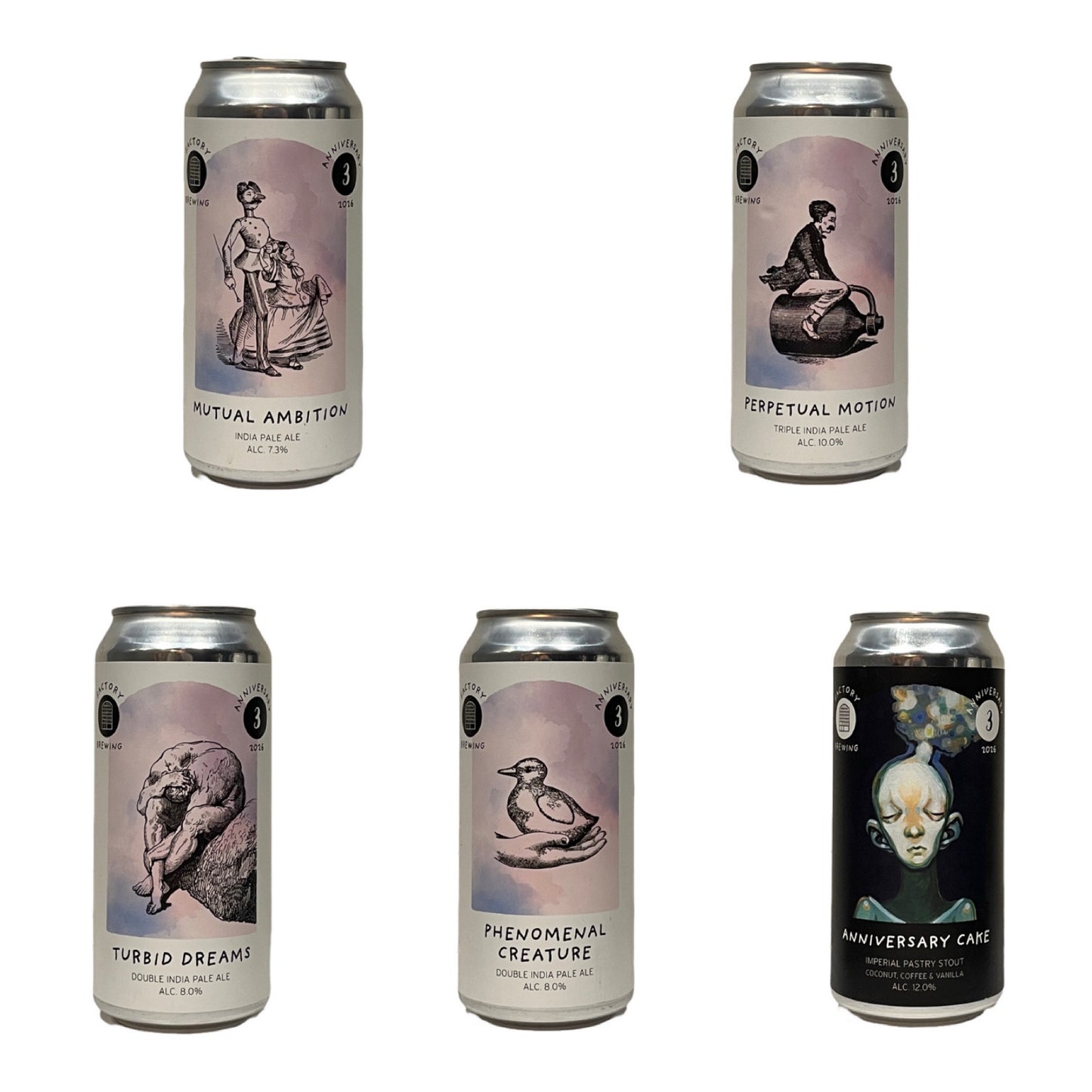 Factory Brewing 3 års fødselsdags bundle