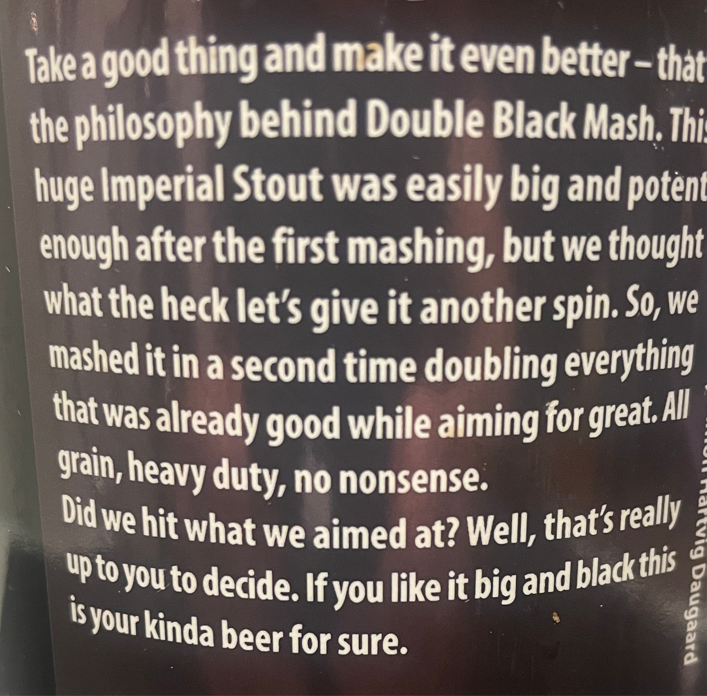 Amager Bryghus - Double Black Mash 2024 Original Stout