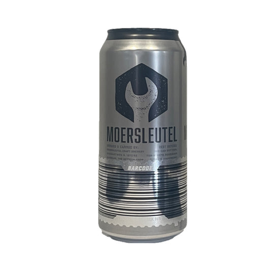 Moersleutel - Barcode Silver and Jet Black