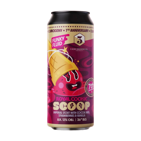 Funky Fluid x 3 Sons - Royal Cookie: Scoop Imp. Stout