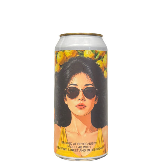 Brygghus 19 x Pleasanti x Øllebrødre - Creamy Japanese Lemonade IPA obs nyt batch