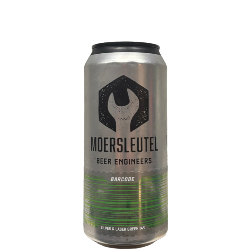 Moersleutel - Barcode: Silver & Laser Green