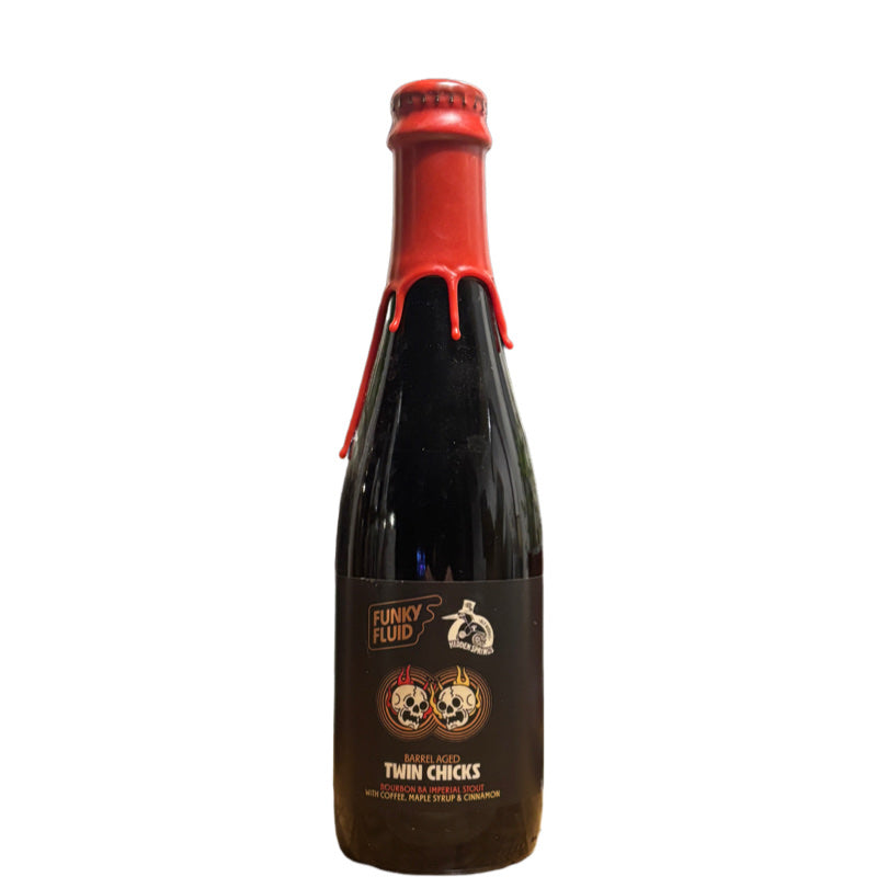 Funky Fluid × Hidden Springs – Barrel Aged Twin Chicks