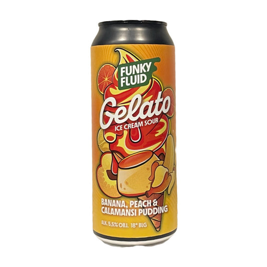 Funky Fluid - Gelato Banana Peach & Calamansi Pudding