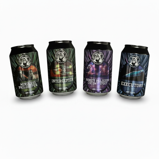 Emperor’s Brewery-bundle med dåserne i bunden